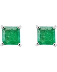 Forever Creations Signature - Forever Creations 14k 1.40 Ct. Tw. Emerald Earrings - Lyst