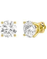 Lab Grown Diamonds - 14K 7.00 Ct. Tw. Lab-Grown Diamond Earrings - Lyst