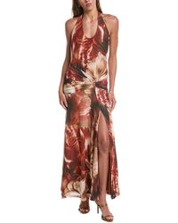 Bardot - Sariba Halter Mesh Midi Dress - Lyst