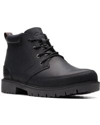 Clarks - Rossdale Mid Leather Boot - Lyst