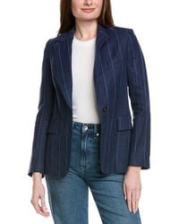 Eleventy - Single-Breasted Long Linen & Wool-Blend Blazer - Lyst