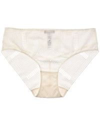 Hanro - Martha Lace Hi-Cut Brief - Lyst