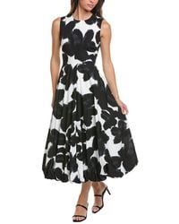 Kenneth Cole - Bubble Hem Midi Dress - Lyst