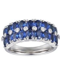 Gregg Ruth - 14K 3.48 Ct. Tw. Diamond & Sapphire Ring - Lyst