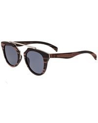 Earth Wood Unisex Ceira 49mm Polarized Sunglasses - Brown