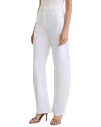 Reiss - Reiss Petite Sabel Barrel Leg Jean - Lyst