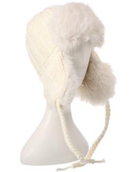 Surell - Accessories Sweater Knit Trooper Hat - Lyst