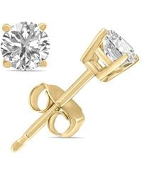 Lab Grown Diamonds - 14k 0.25 Ct. Tw. Lab Grown Diamond Studs - Lyst