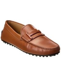 Tod's - City Gommino Leather Driver - Lyst