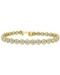 Lab Grown Diamonds - 14K 10.07 Ct. Tw. Lab-Grown Diamond Tennis Bracelet - Lyst