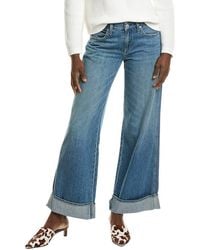 Amo Denim - Amo Sabine Cuff Twin Flame Wide Leg Jean - Lyst