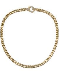 Rachel Glauber - 14k Plated Cz Chain Necklace - Lyst
