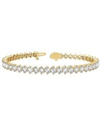 Lab Grown Diamonds - 14K 9.60 Ct. Tw. Lab-Grown Diamond Tennis Bracelet - Lyst