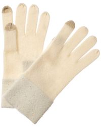Sofiacashmere - Sequin Cashmere Gloves - Lyst