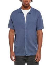 Onia - Drop Needle Button-Up Shirt - Lyst