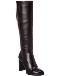 Stuart Weitzman - Babette Platform Zip Leather Boot - Lyst