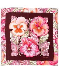 Ferragamo - Brezza Print Silk Scarf - Lyst