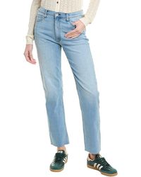 Rag & Bone - Hattie Light Wash Mid-Rise Full-Length Jean - Lyst
