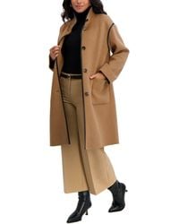 Tahari - Sydney Long Wool-Blend Coat - Lyst