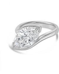Diana M. Jewels - Diana M. 14K 3.00 Ct. Tw. Lab-Grown Diamond Solitaire Ring - Lyst