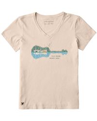Life Is Good. - Crusher V-Neck T-Shirt - Lyst