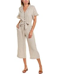 vince camuto gold jumpsuit