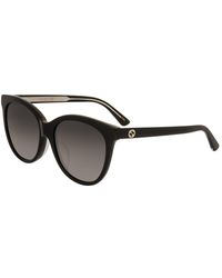 Gucci GG0081SK 56mm Sunglasses - Black