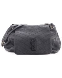 Saint Laurent - Matelasse Chevron Leather Nolita Satchel Medium (Authentic Pre-Loved) - Lyst