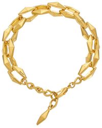 Jimmy Choo - Diamond Motif Chain Bracelet - Lyst