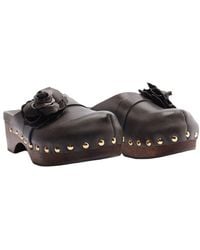 FARM Rio - Flower Leather Clog - Lyst