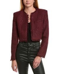 Bardot - Evelle Boucle Cropped Jacket - Lyst