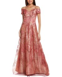Rene Ruiz - Embroidered A-line Gown - Lyst