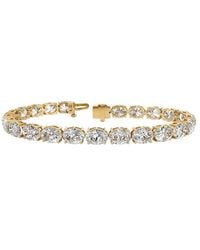 Lab Grown Diamonds - 14K 19.68 Ct. Tw. Lab-Grown Diamond Tennis Bracelet - Lyst