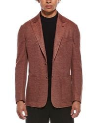 Canali - Linen-Blend Blazer - Lyst