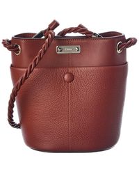 Key small bucket bag di Chloé in Neutro Donna Borse da Borse e borsette a secchiello da 