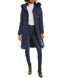 Herno Detachable Hood Puffer Coat - Blue