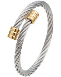 Eye Candy LA - The Luxe Collection Titanium Nicky Cuff Bracelet - Lyst