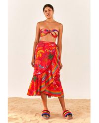 FARM Rio - Good Vibes Wrap Skirt - Lyst