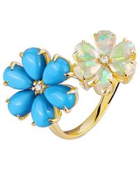 Kai Fine Jewelry - 14K 3.83 Ct. Tw. Diamond & Gemstone Cocktail Ring - Lyst