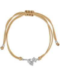 Sterling Forever - Silver Birth Flower February Violet Bracelet - Lyst