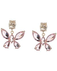 Eye Candy LA - The Luxe Collection Cz Nora Butterfly Earrings - Lyst