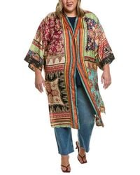 Johnny Was - Plus Journey Reversible Silk Kimono - Lyst