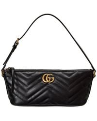 Gucci - GG Marmont Leather Shoulder Bag - Lyst