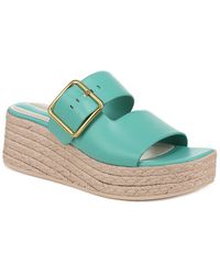 Franco Sarto - Taziana Open Square Toe Espadrille Slide Platform Sandals - Lyst