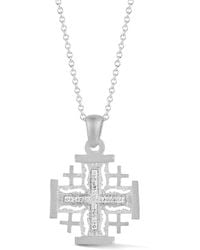 Reiss - 14K 0.09 Ct. Tw. Diamond Necklace - Lyst