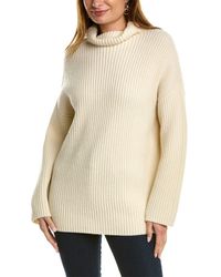 St. John - Fisherman's Rib Wool & Cashmere-blend Sweater - Lyst