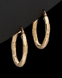 Italian Gold - 14k Hoops - Lyst