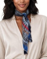 Blue Pacific - Scottish Plaid Cashmere-Blend Neckerchief - Lyst