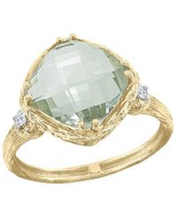 I. REISS - 14k 3.55 Ct. Tw. Diamond & Green Amethyst Cocktail Ring - Lyst