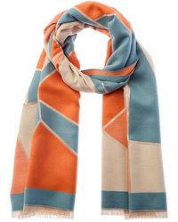 Saachi - Abstract Tile Reversible Scarf - Lyst